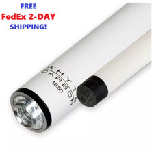 NUOVO Whyte Carbon Pearl White Play Shaft - Professional LD Pool Cue Performance