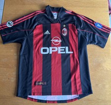 MAGLIA MILAN RUI COSTA MATCH WORN INDOSSATA SHIRT JERSEY VINTAGE 01-02 AUTHENTIC