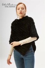 Sciarpa poncho donna vera