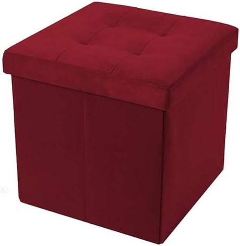 Pouf contenitore pieghevole - pouf,