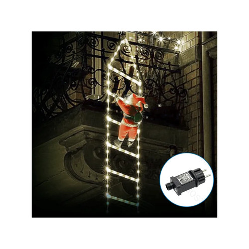 Babbo natale con scaletta - babbo,