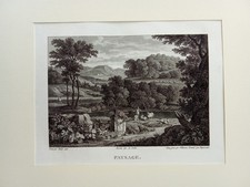 Incisione su Rame Antica 1803