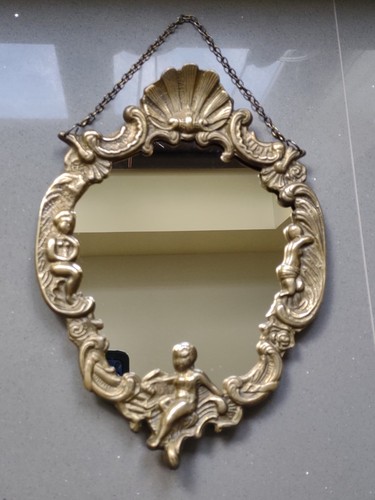 Specchio parete ottone - da,
