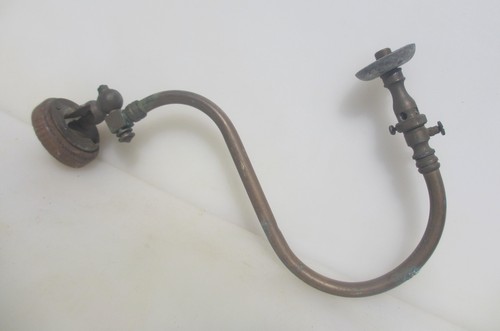 Victorian brass gas - brass, wall