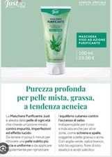 Maschera viso purificante just - maschera,
