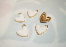 4pz ciondoli charms cuore in