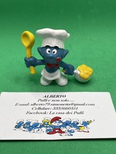 PUFFI SMURFS PUFFO CUOCO SMURF COOK VARIANTE FIOCCO ROSSO 20073