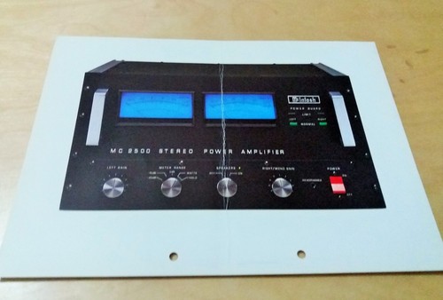 Mcintosh 2500 brochure - 2500,