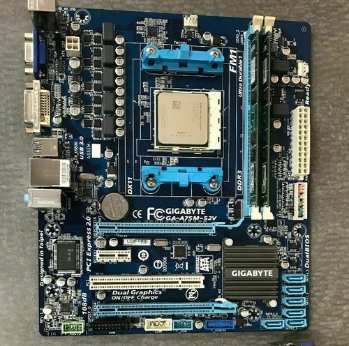 Gigabyte a75m s2v - ga-a75m-s2v, fm1