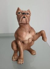 Statuina ceramica cane boxer