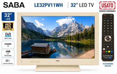 Saba le32pv11wh 16 9 hd - tv,