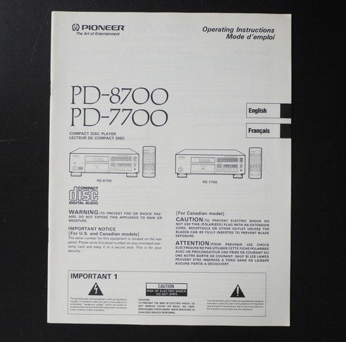 Lettore originale pioneer - cd,