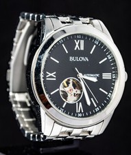 Bulova ref. Orologio Automatico Uomo 96A158 Cuore Aperto -- Funzionante, Cassa Ø42mm