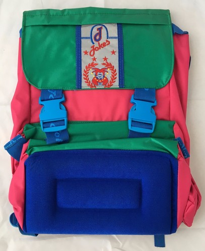 Borsa zaino jokes verde - verde, fucsia