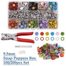 Bottoni automatici kit 5mm - bottoni, 9.5mm
