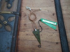 collana donna in pelle verde