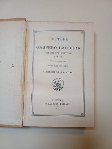 Lettere gaspero barbera - di,