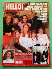HELLO! mag 9-January-1999 Andrea Nemcova Nicola Charles Sophia Loren Johnny Depp