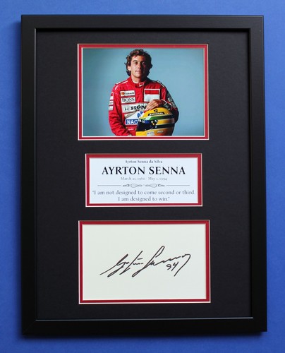 Ayrton senna autographe - ayrton,