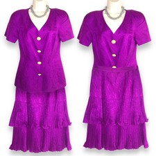 Abito gonna da sera viola