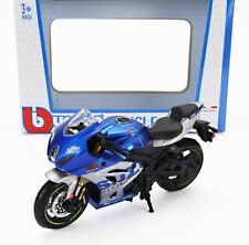 MODELLINO MOTO STATICO BURAGO SUZUKI GSX-R 1000 R 2021 BLU MODELLISMO SCALA 1:18