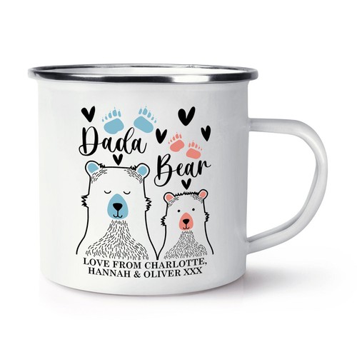 Tazza mug smaltata orso dada - tazza,