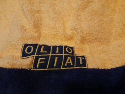Sacca vintage olio fiat - sacca,