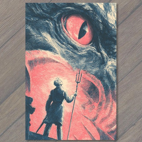 Stampa artistica uomo diavolo