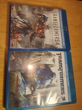 TRANSFORMERS 3 E 4 L'ERA DELL'ESTINZIONE IN REAL 3D 6 DISCHI Usati 