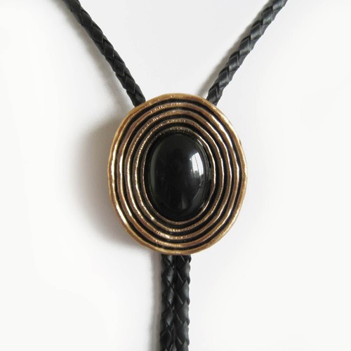 Cravatta con fibbia ossidiana - cravatta,