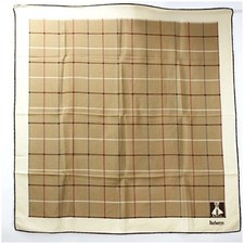 Sciarpa Burberry marrone a quadri da donna tramite