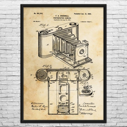 Pocket camera patent wall - pocket, art