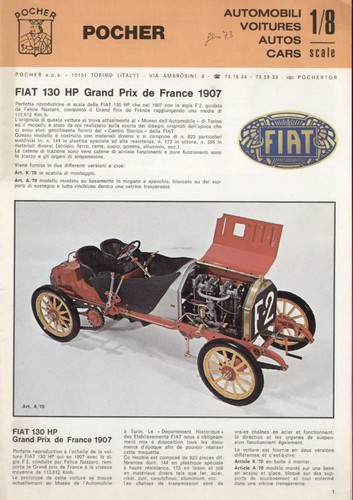 Catalogo pocher rivarossi - catalogo,