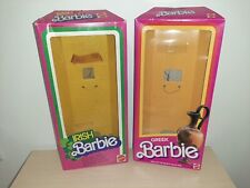 LOTTO 2 SCATOLE VUOTE BARBIE IRISH '83 GREEK '85 DOLLS OF THE WORLD STEFFIE FACE