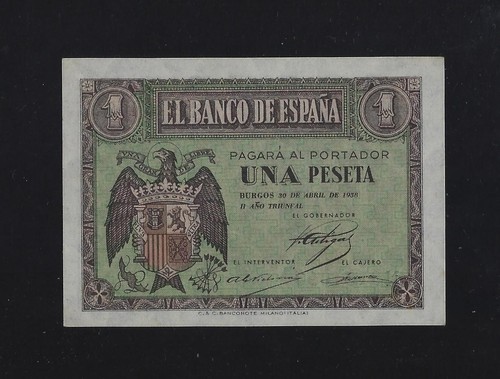 Spagna peseta 1938 107 - spagna, 1