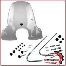 KIT PARABREZZA + ATTACCHI PER SCOOTER PIAGGIO BEVERLY 125 300 350 10>20 BIONDI