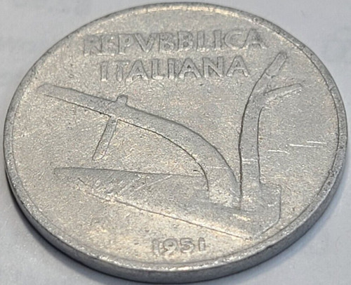 1951 italy lire 93 us - lire, km#
