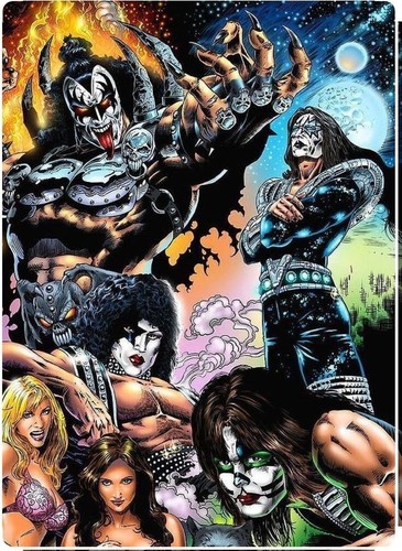 Kiss rock heavy - heavy, poster