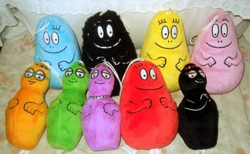 Peluches barbapapa serie - peluches,