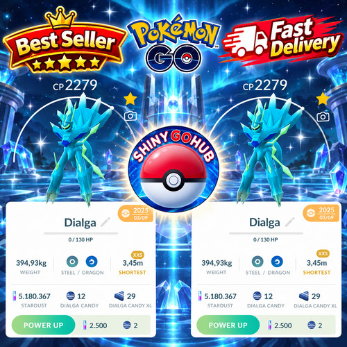 Pogo shiny dialga origin - ✨,