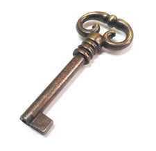 CHIAVE PER SERRATURA MOBILI ARMADI CASSETTI OTTONE LUNGHEZZA UTILE MM. 36 Ø 6