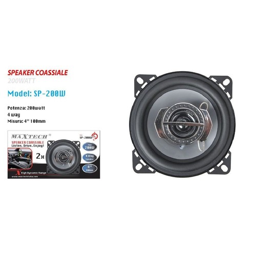 Casse per auto 200w audio - auto,
