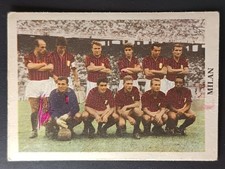 Figurina cartonata calciatori Orvedo 1964  #  MILAN squadra