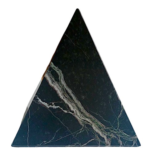 Piramide marmo verde - in,