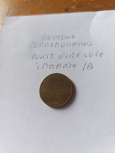 Gettone ponte girevole - gettone,