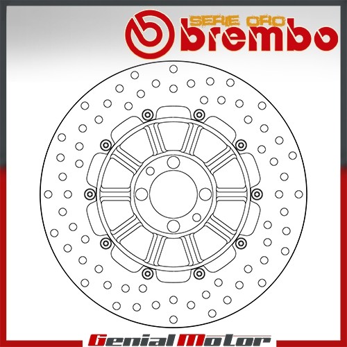 Disco freno fisso brembo - freno,