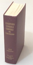 PRL) 1963 BOOK LIBRO REPERTORIO GENERALE ANNUALE FORO ITALIANO GIURISPRUDENZA 