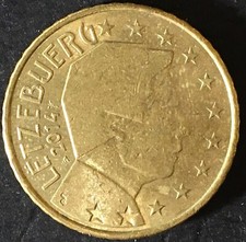 Moneta 50 Centesimi 2014 Letzebuerg Lussemburgo circolata rara da collezione