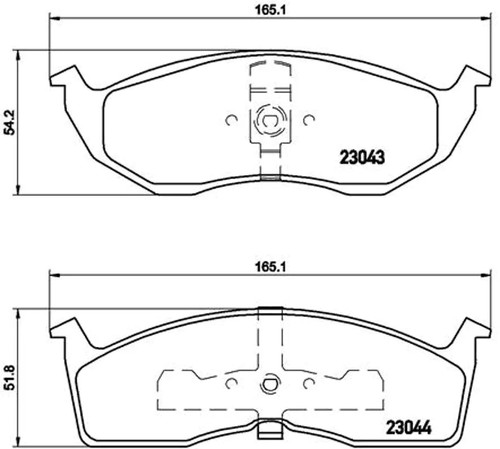 Kit pastiglie freno - , anteriore