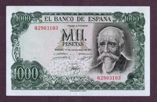 SPAGNA 1000 PESETAS Banconota
